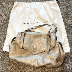 Marc by Marc Jacobs Large Ostrich Satchel